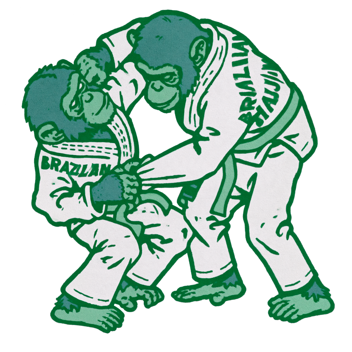 Green Monkey Grip Pocket T-Shirt