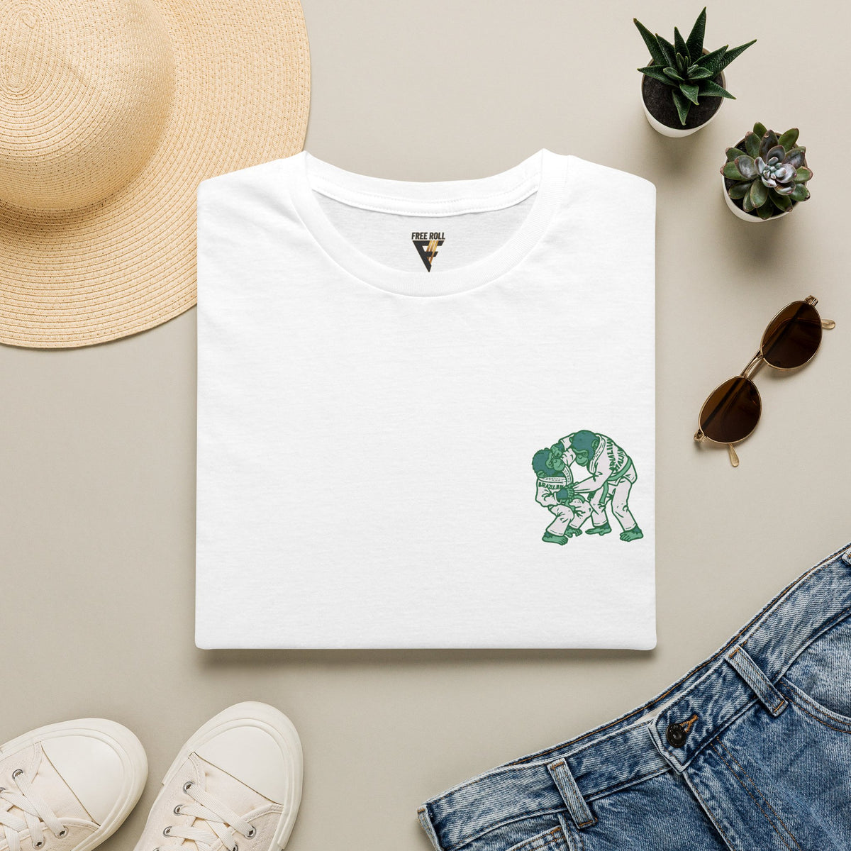 Green Monkey Grip Pocket T-Shirt