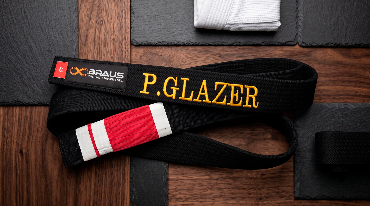 BJJ Belts Adults Embroidery (BRAUS Collab)