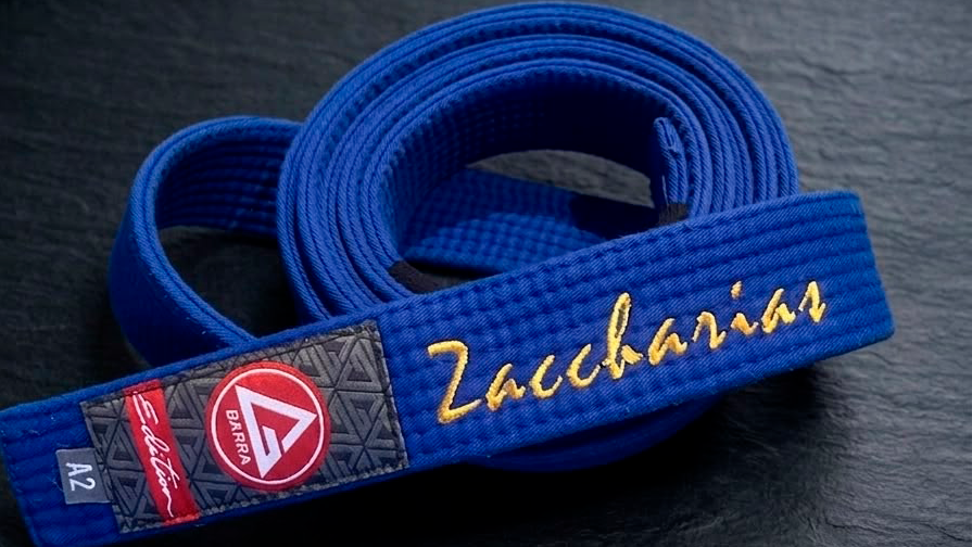 Cursive Script Belt Embroidery