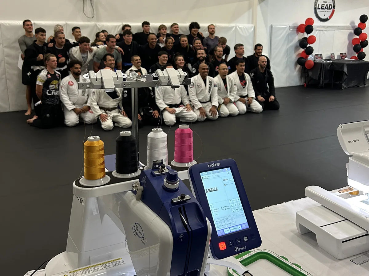 #1 BJJ live embroidery
in Australia