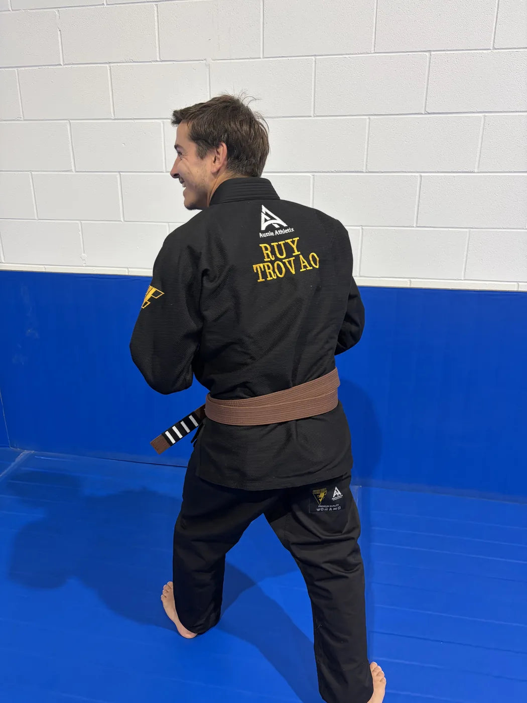 On the mat